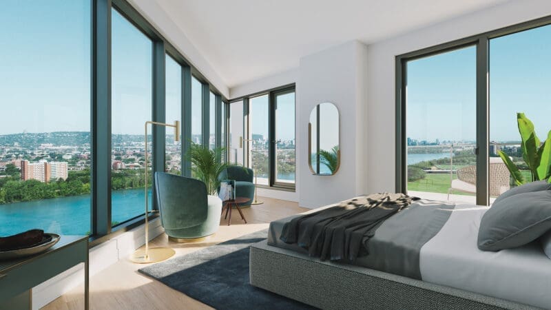 Chambre et vue
